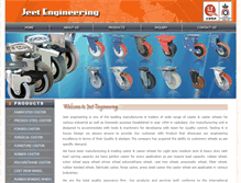 Tablet Screenshot of jeet-engineering.com